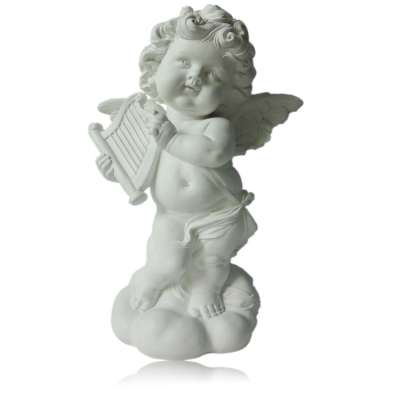 Wholesale small miniature polyresin resin angel figurine