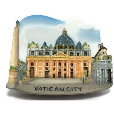 Schonbrunn Palace (Schonbrunn) Vienna Austria St. Peter's Basilica Vatican City Italy Resin 3d Fridge Magnet