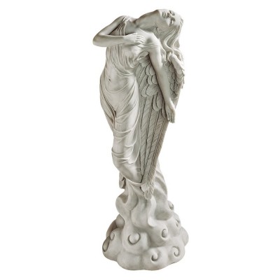 Pray for Peace Bonded Marble Angel Statue With Wings by Design Toscano Angel Statue