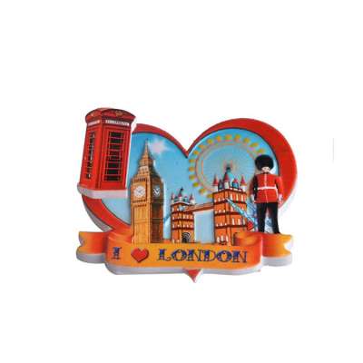 Wholesale  Promotional Tourist 3D Fridge Magnet With London Phone Booth