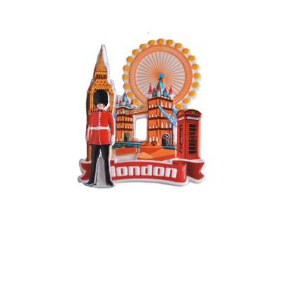 Wholesale Waimaotong Promotional Tourist 3D Fridge Magnet London Souvenirs