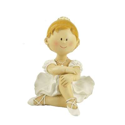 Hot Sales Cute Sitting Down Resin Ballerina Ornaments