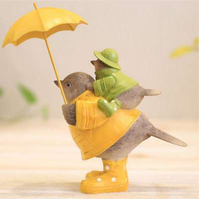 Cheap Garden Resin Animal Figurines Metal Garden Ornaments Bird