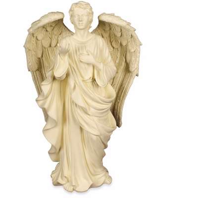 Standing Angel Star 9-Inch Male Angel With Wings Figurine, Loving Presence Male Angel Figurines